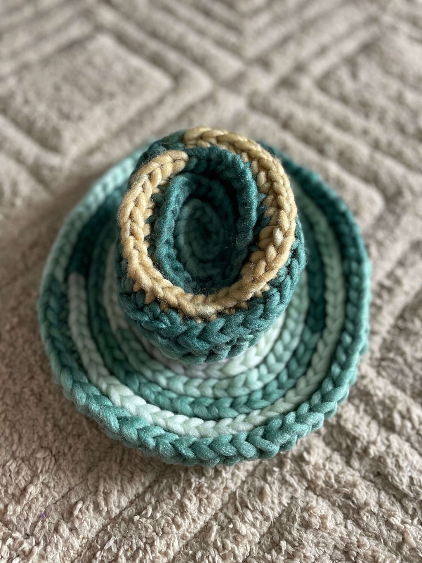 Child’s Brimmed Beanie Crochet