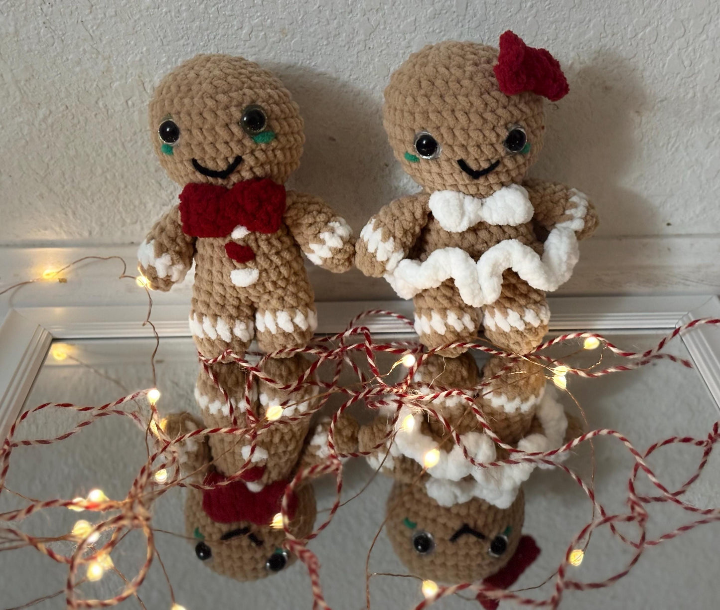 Crochet Amigurumi Mr. and Mrs. Clause Plushy Toys Decor