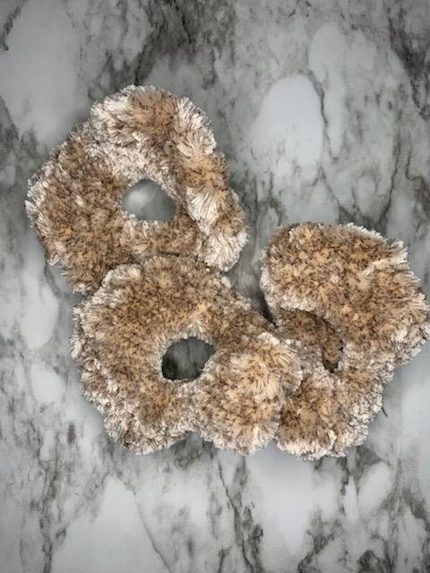Velvet and Faux Fur Scrunchies