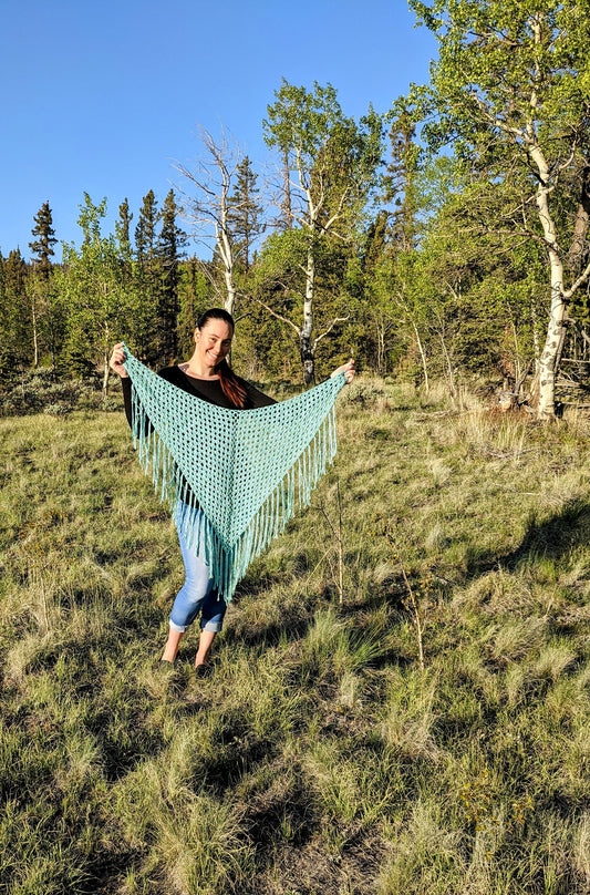 Boho Crochet Beach Wrap