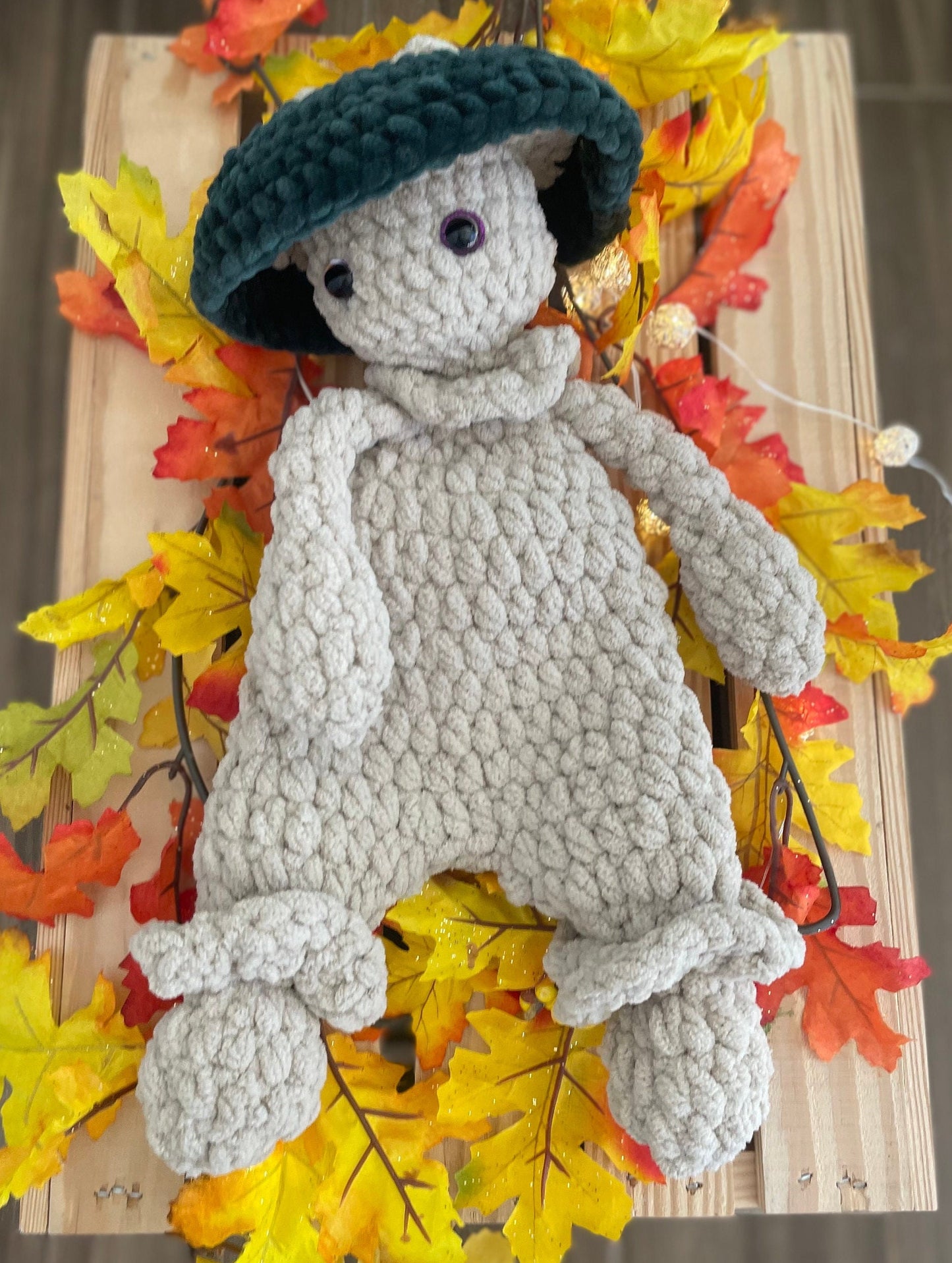 Adorable Handmade Crochet Mushi Boi Mushroom Lovey Amigurumi