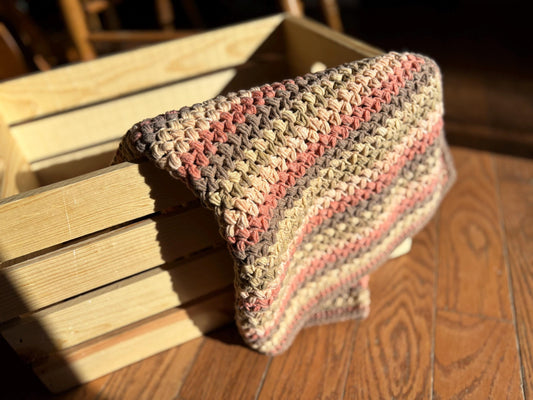 Crochet Driftwood Baby/Throw Blanket