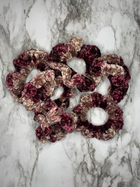 Velvet and Faux Fur Scrunchies