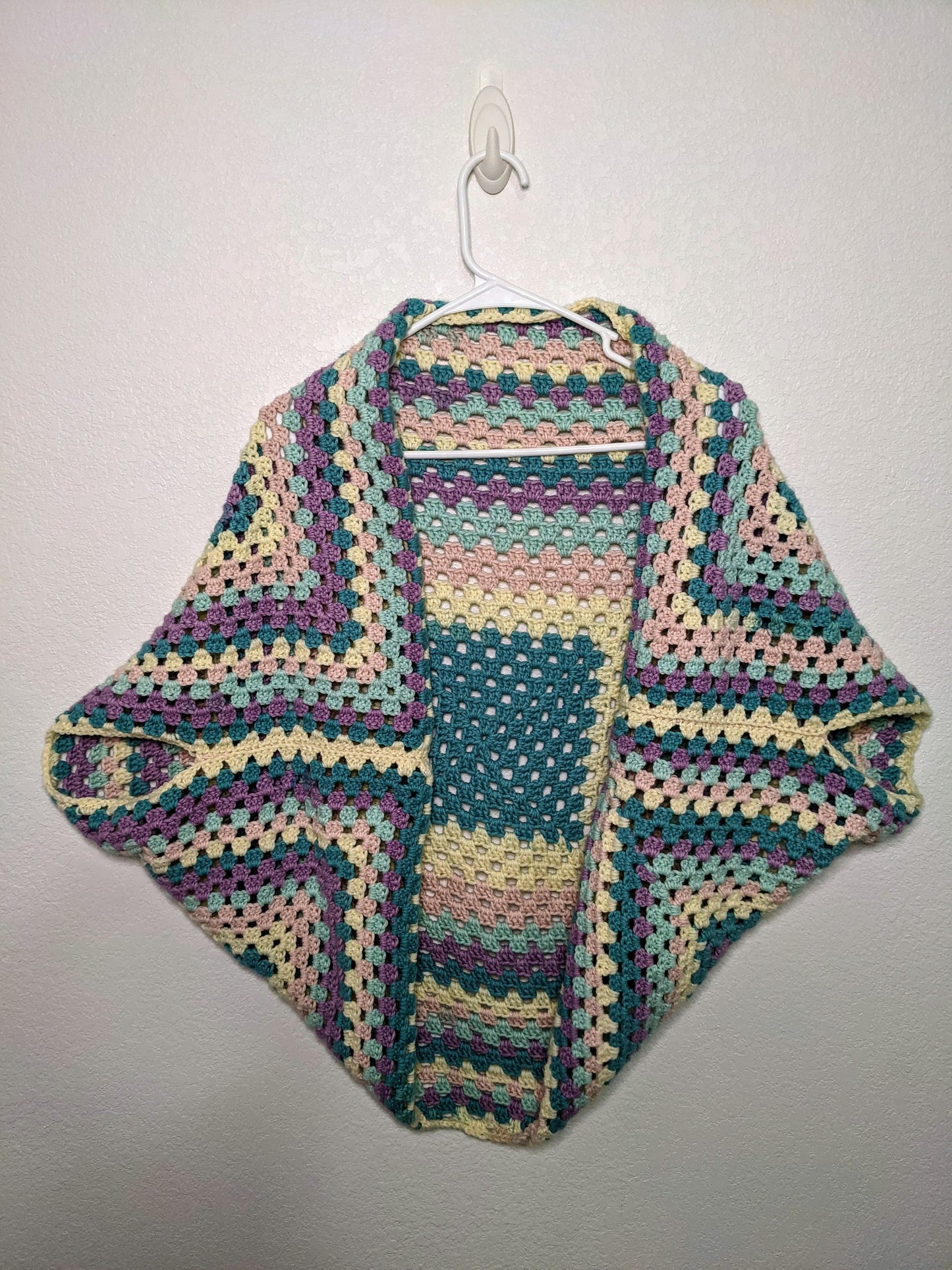 Crochet Granny Square Shrug