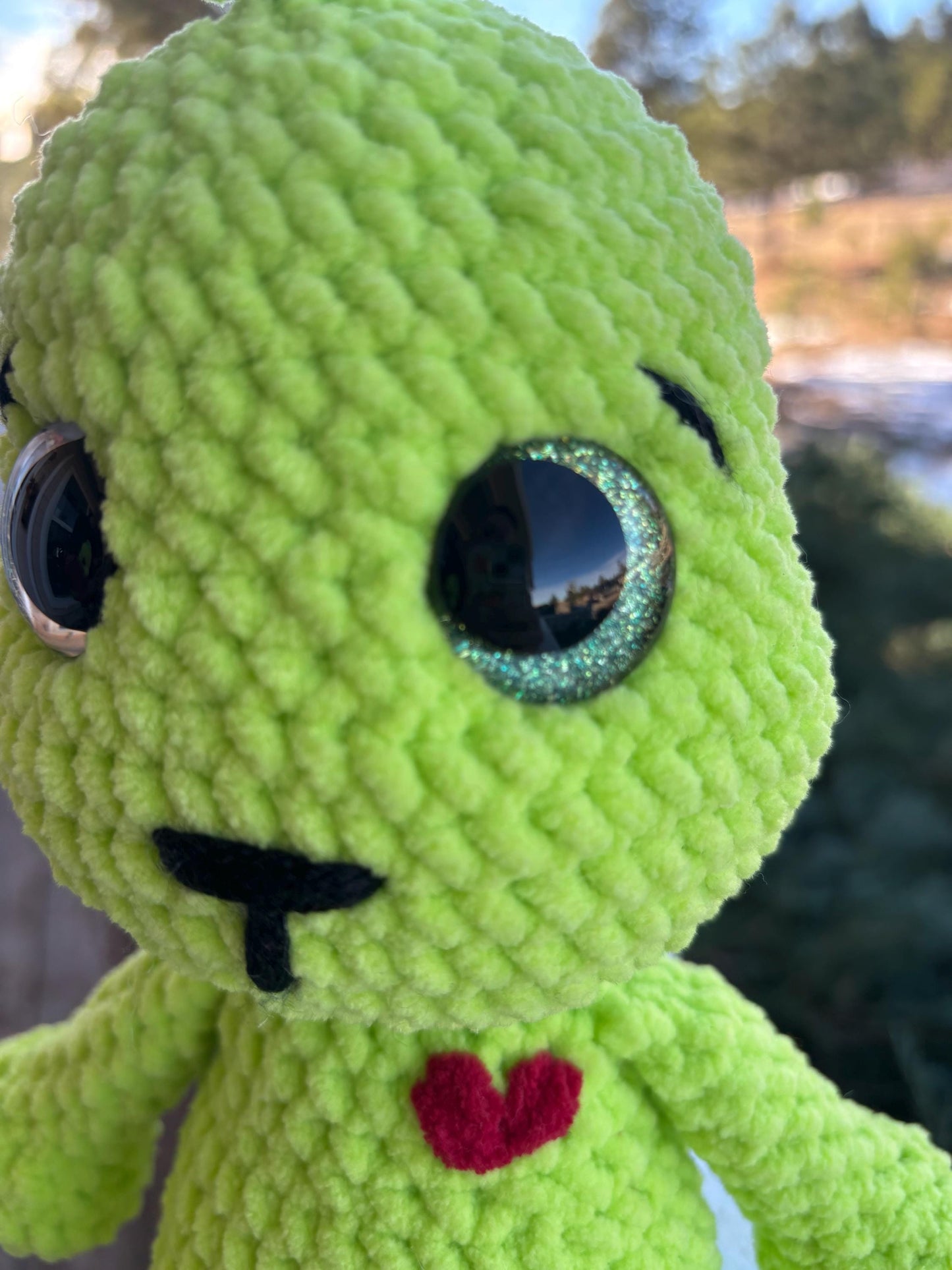 Not So Mean and Mean One Crochet Plush Amigurumi Toy