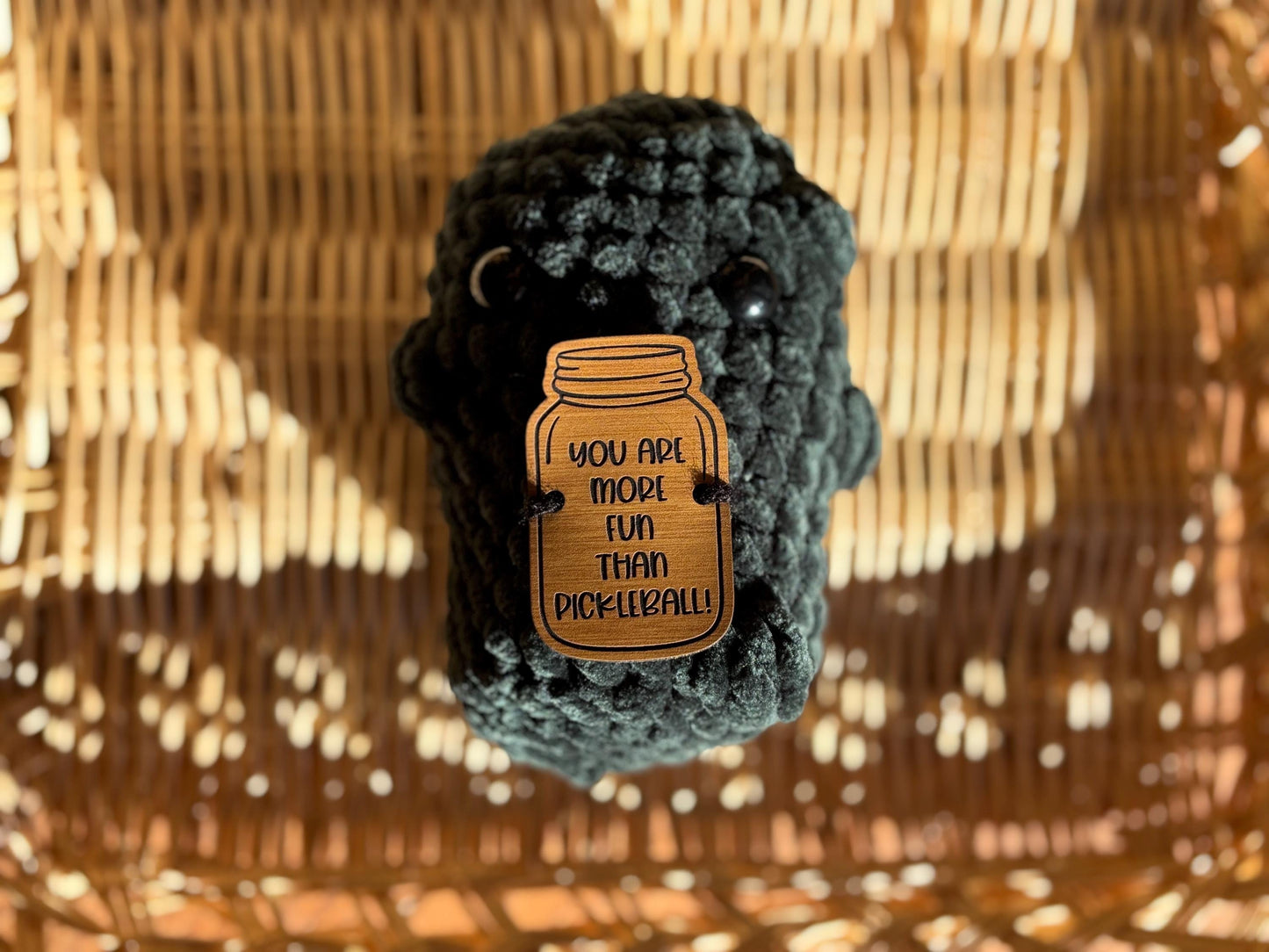 Positive Pickle Crochet Amigurumi