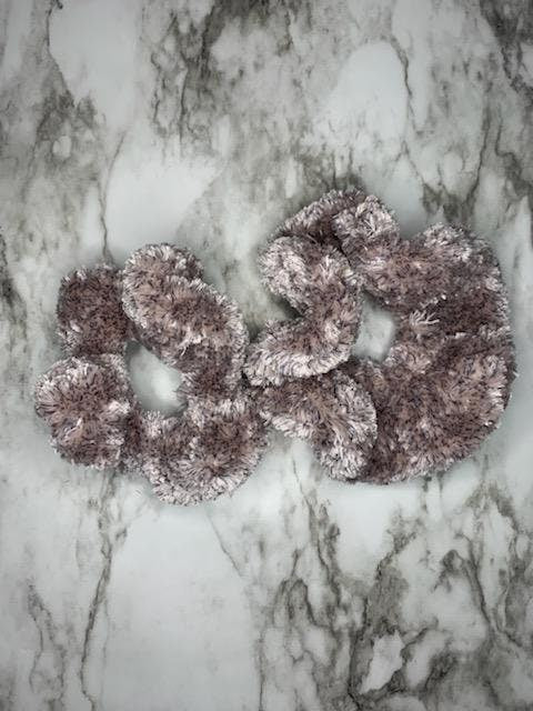 Velvet and Faux Fur Scrunchies