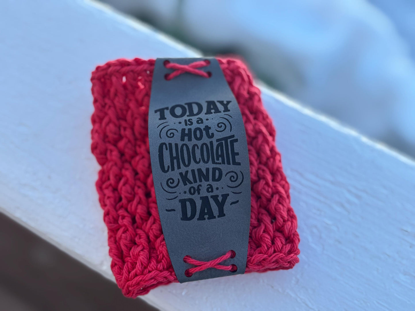 Crochet Cup Cozy Crochet Cup Sleeve
