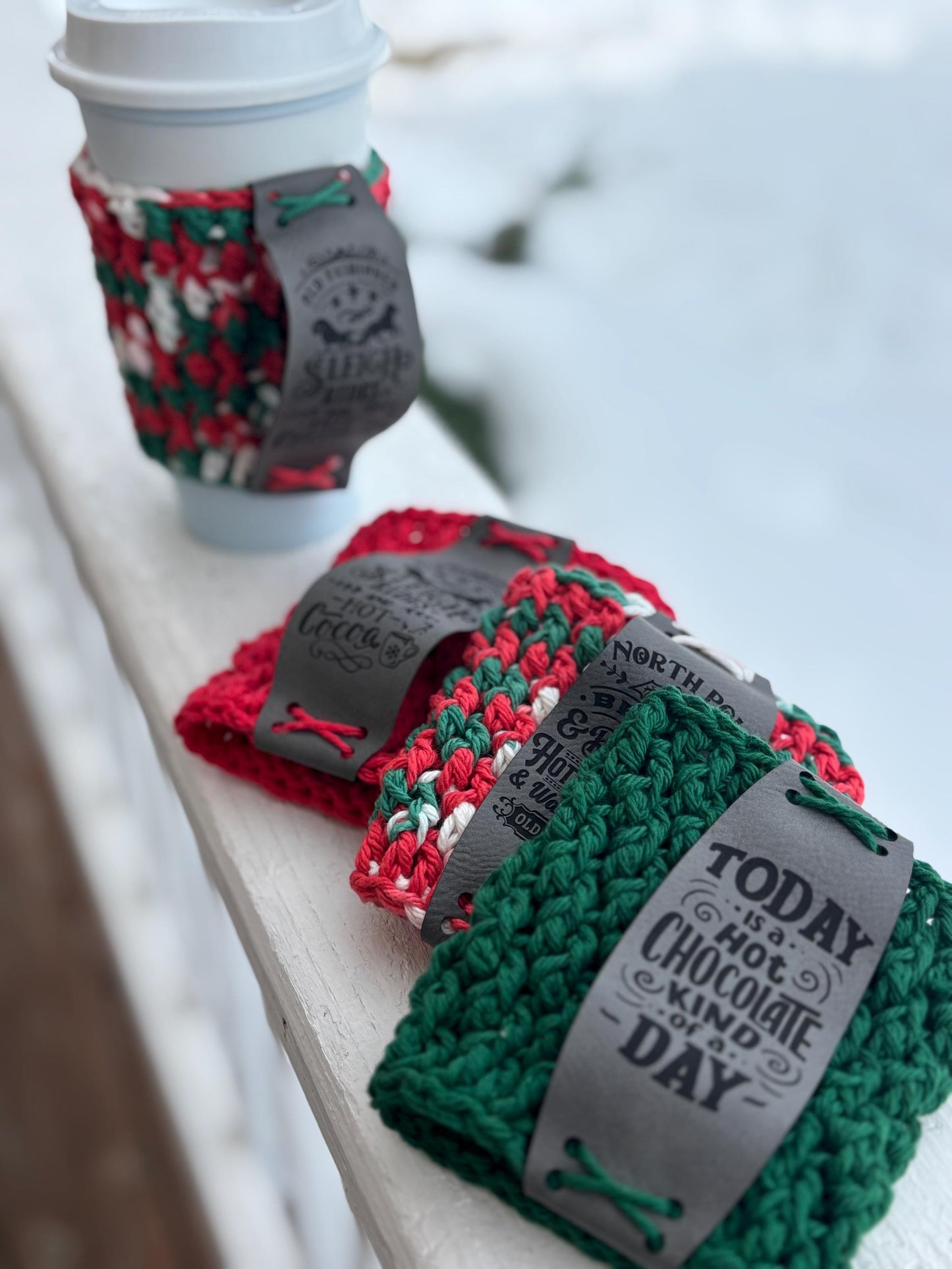 Crochet Cup Cozy Crochet Cup Sleeve