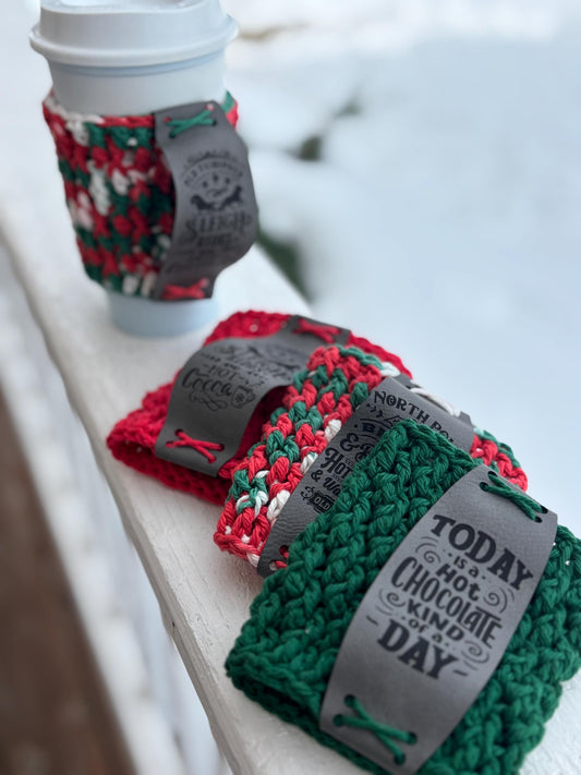 Crochet Cup Cozy Crochet Cup Sleeve