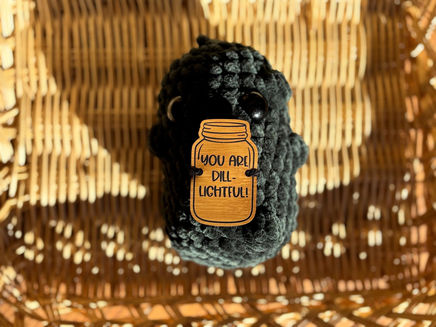 Positive Pickle Crochet Amigurumi