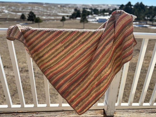 Crochet Driftwood Baby/Throw Blanket