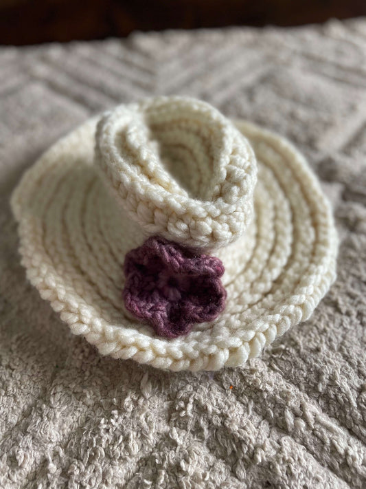 Child’s Brimmed Beanie Crochet