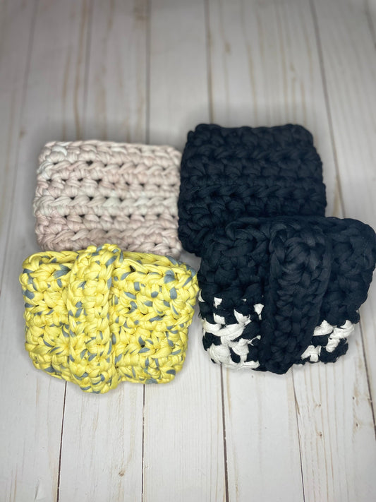 Crochet Coffee Cozy Pillow Cozy Cold Cup Cozy with Handle