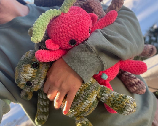 Adorable Handmade Crochet Springtime Baby Sprout Amigurumi